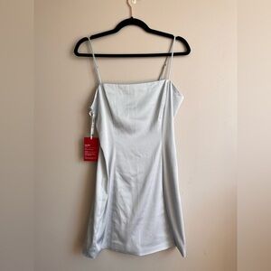 Sunday Best Shimmer Satin Dress